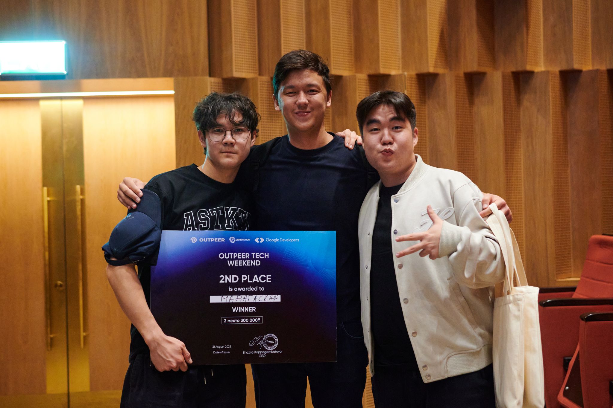 Award photo